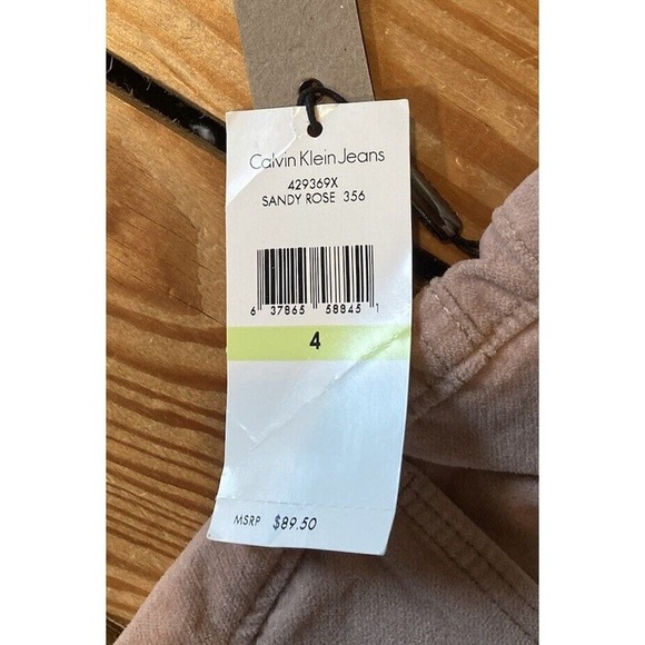NWT Calvin Klein Jeans Legging Pants Size 4 Women’s Pink - Picture 5 of 11